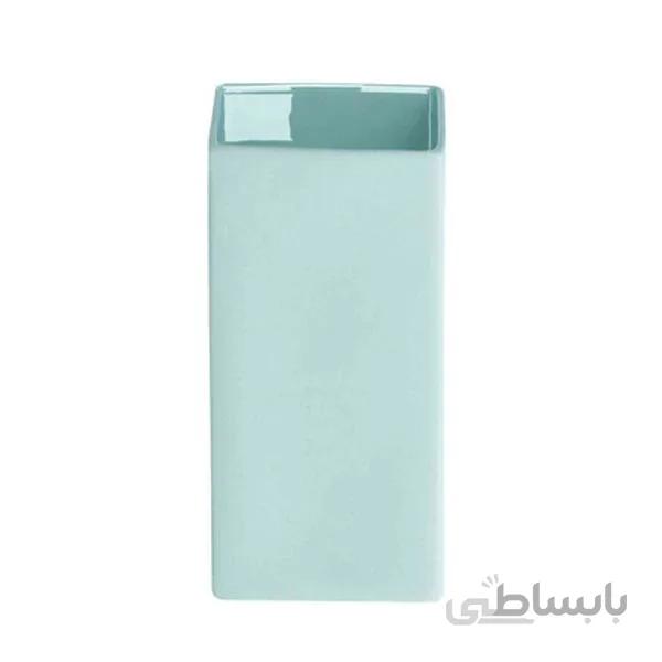 گلدان دکوری آزا مدل کیوب بلو
