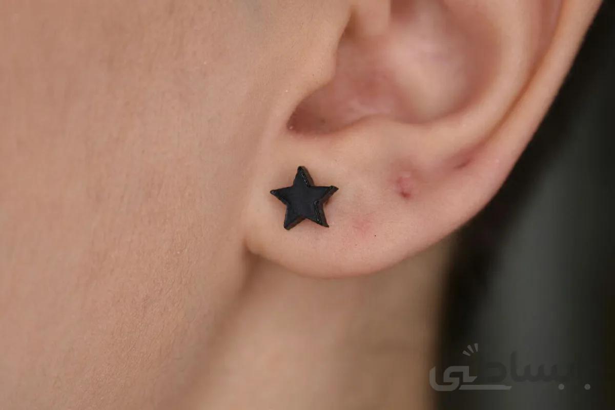 پیرسینگ گوش مگنتی کد 456338