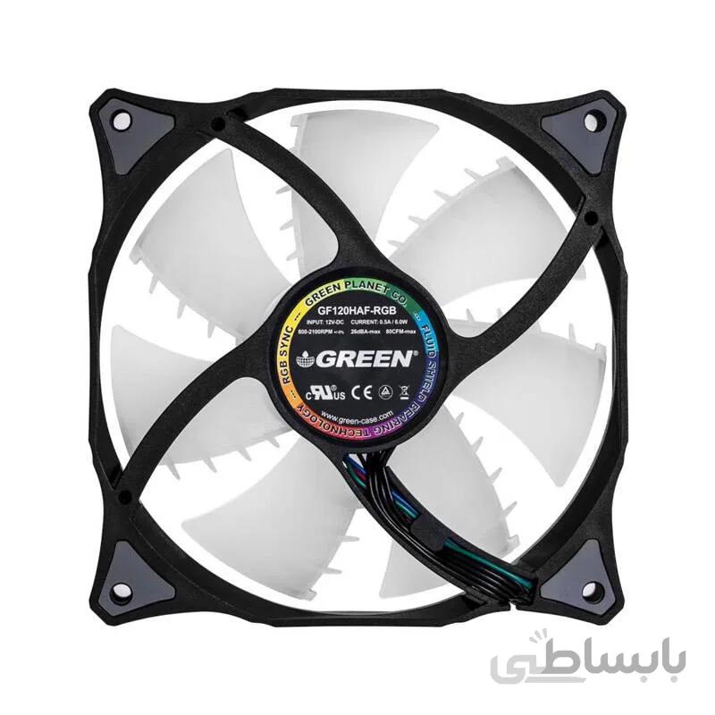 Fan Case Green GF120-RGB ا فن کیس گرین GF120-RGB
