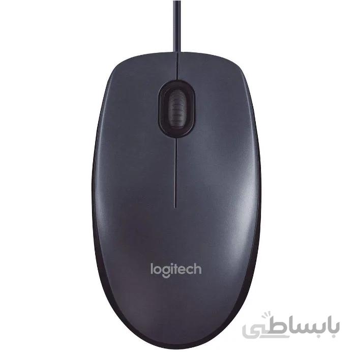 موس لاجیتک M100R Black ا Logitech M100R Black Wired Mouse