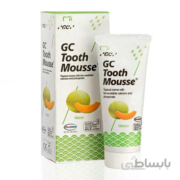 ماسک ضد پوسیدگی دندان با طعم طالبی GC TOOTH MOUSSE