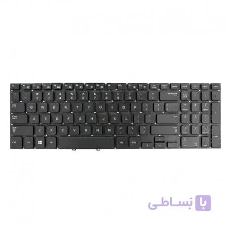 کیبورد لپ تاپ سامسونگ Samsung NP300-E5 Laptop Keyboard مشکی-اینتر کوچک-بدون فریم