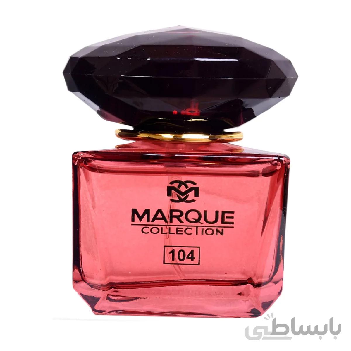 عطر جیبی زنانه مارکویی کالکشن ورساچه مشکی versace crystal noir کد 104 حجم 25 میل