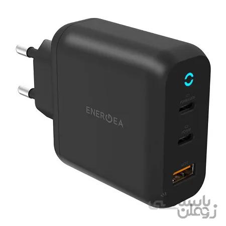 شارژر دیواری انرژیا مدل ENERGEA AMPCHARGE GaN65 با دو درگاه USB-C و USB-A