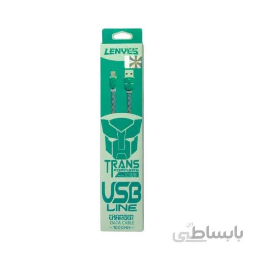 کابل شارژ اپل Lightning مارک Lenyes مدل Trans Formers 100cm