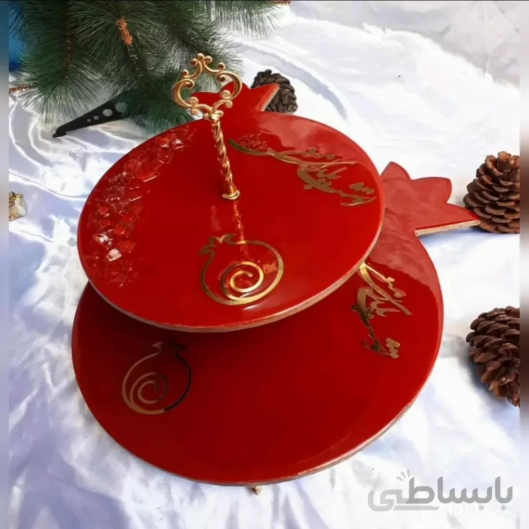 استند پذیرایی رزینی 2 و3 طبقه انار(شب یلدا)