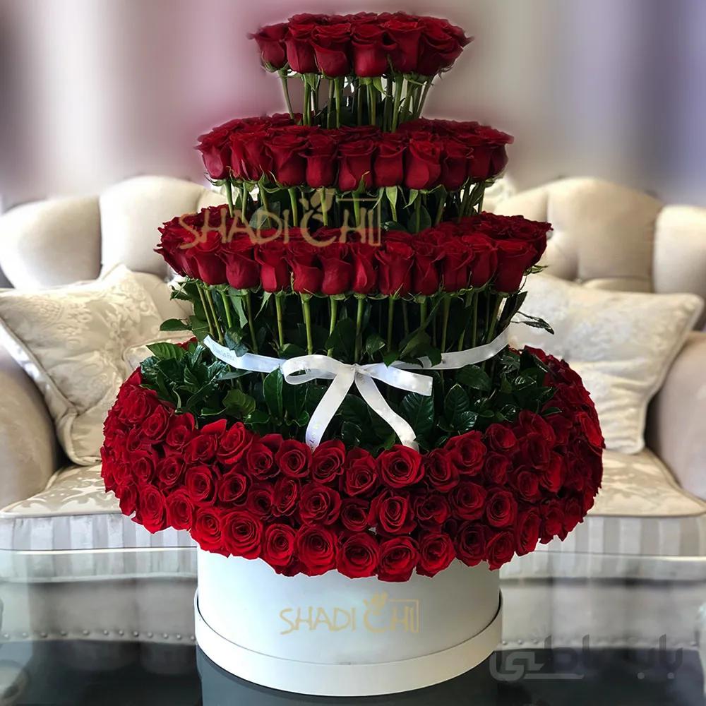 باکس گل رز چند طبقه شماره ۱۰۹
