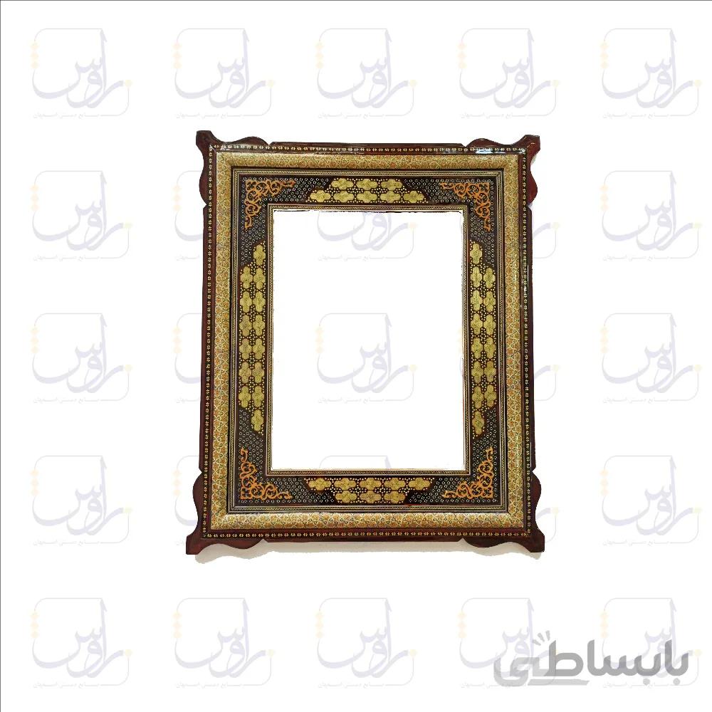 قاب خاتم کاری صلیبی شاسی دار سایز 63*53