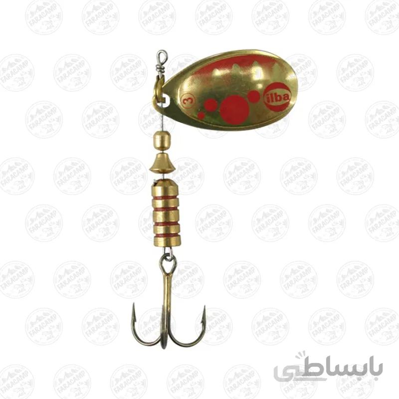 لانسه ماهیگیری سایز 5 ایلبا 20215B Gold/Red Bubble ilba