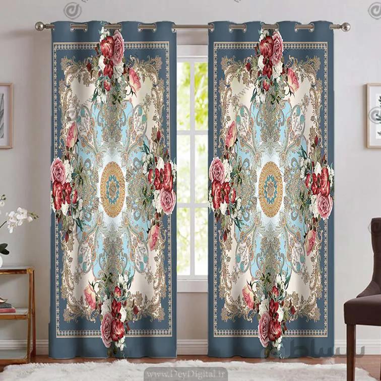 پرده پانچی کلاسیک مدل جدید PK-4572