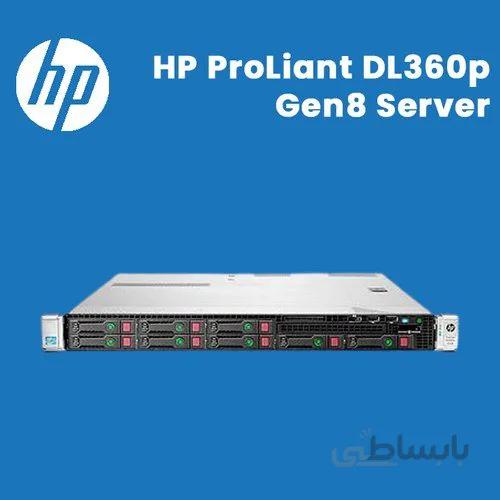 سرور اچ پی hp DL360p G8 با رم 32 گیگ، 4 عدد هارد 300 گیگ، و 24 هسته