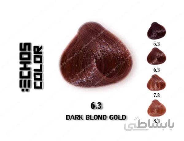 رنگ مو اچ اس لاین طلایی تیره 6.3