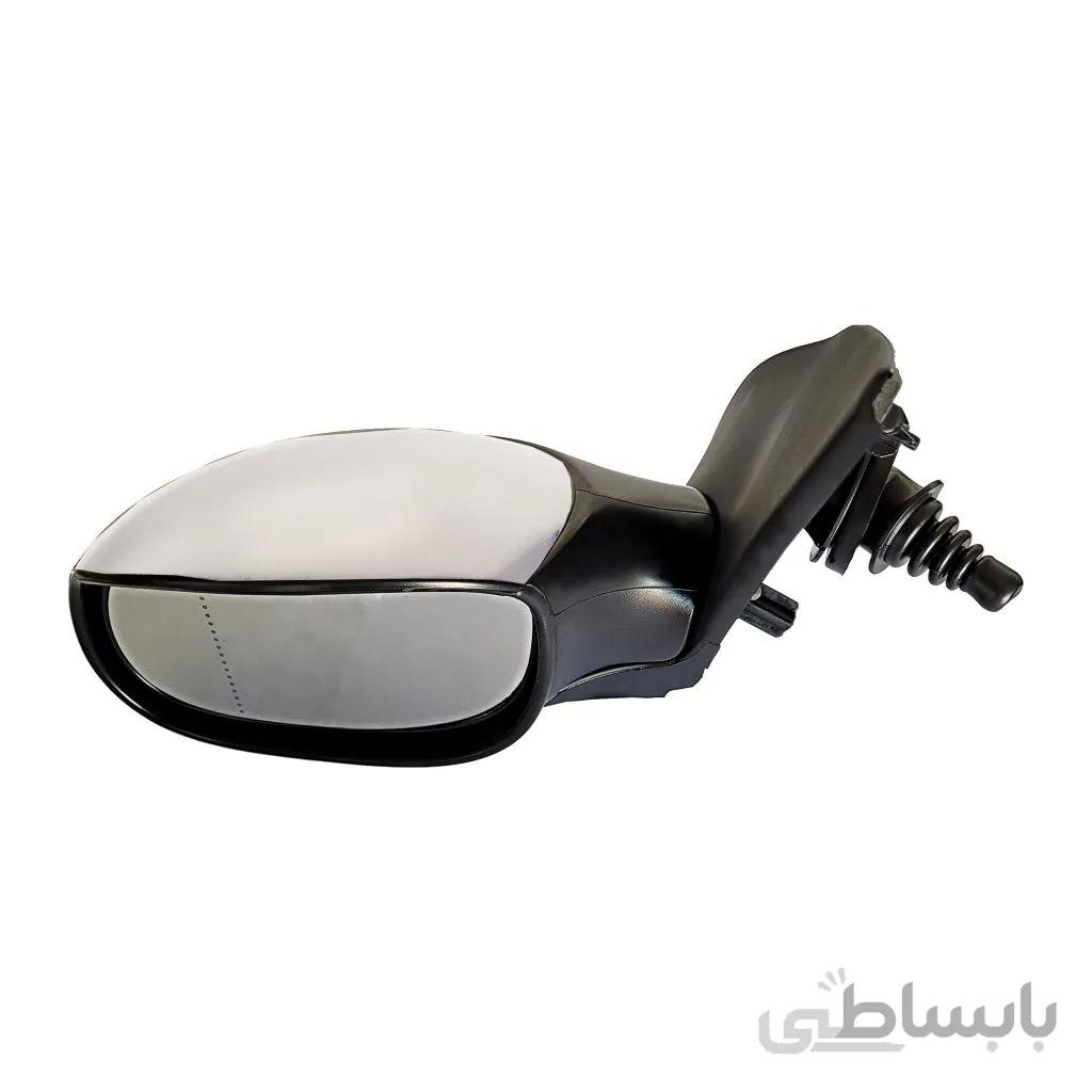 آینه بغل چپ دستی پژو 206 فلاپ سفید کاوج