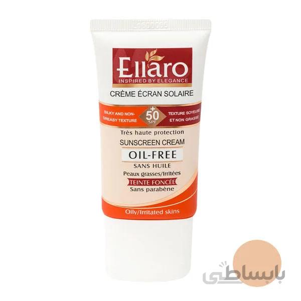 کرم ضد آفتاب رنگی الارو مدل Teinte Fonce SPF50 حجم 50 میلی لیتر