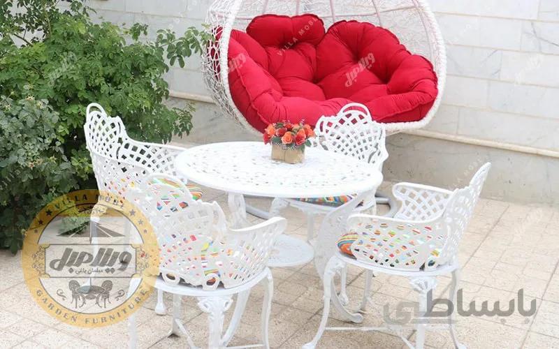 میزوصندلی باغی آلومینیم مدل زاگرس