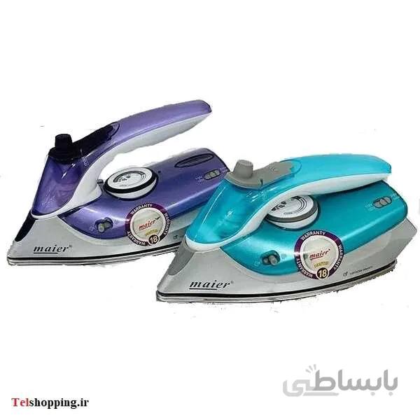 اتو بخار مسافرتی تمام هوشمند و حرفه ای مایر مدل MR-601 - بنفش ا MAIER TRAVEL STEAM IRON MR-601