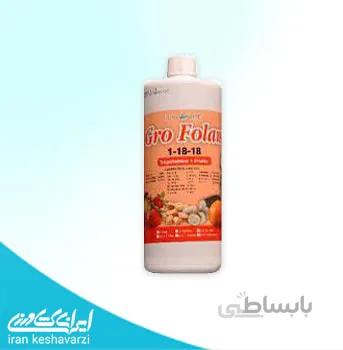 کود مخصوص گلدهی بسیار با کیفیت گروفلان 18-18-1 گرومور آمریکایی