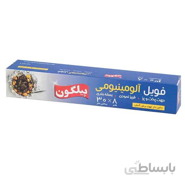 فویل آلومینیوم نازک پیلگون - 8 متری عرض 30