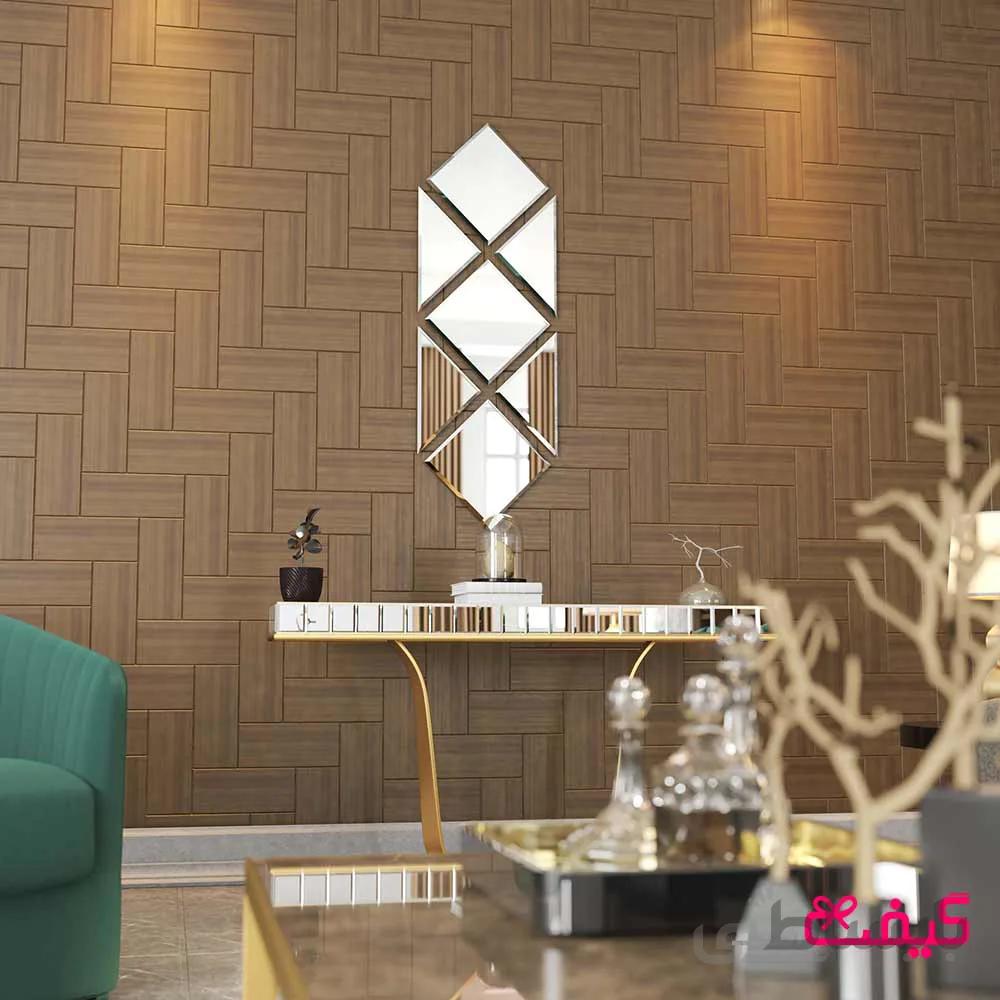 آینه مدل شمع (رنگ نقره ای)