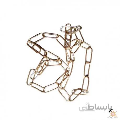 زنجیر لوستر سایز 3 طلایی 1 متری