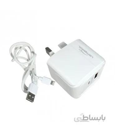 شارژر فست LAPRAMOL مدل Lp-C27 به همراه کابل آیفون