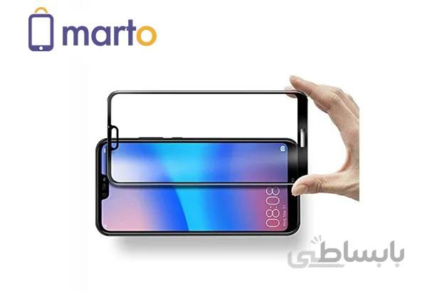محافظ صفحه نمایش شیشه ای بوف مدل 5D مناسب برای گوشی هوآوی P20 Lite / Nova 3e ا BUFF 5D glass screen protector for Huawei P20 Lite / Nova 3e