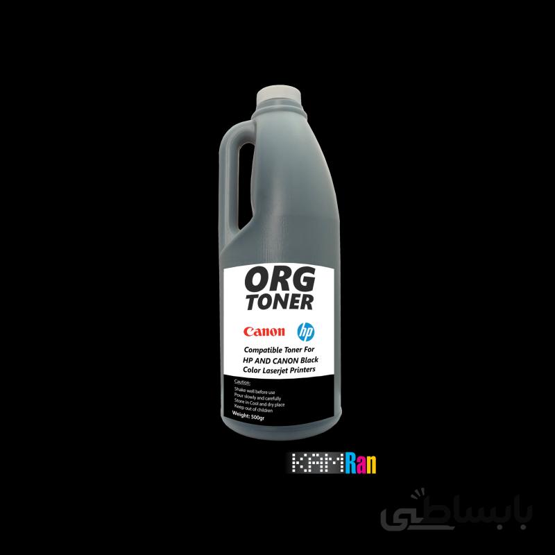تونر شارژ 500 گرمی کارتریج لیزر رنگی اچ پی 126A مشکی