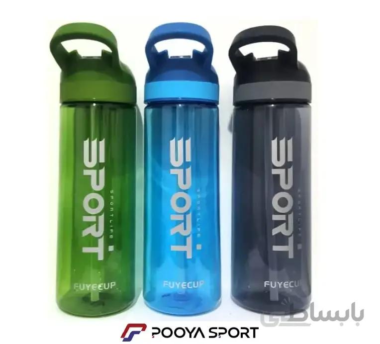 قمقمه نی دار نشکن مدل اسپورت لایف Sport life 650ml