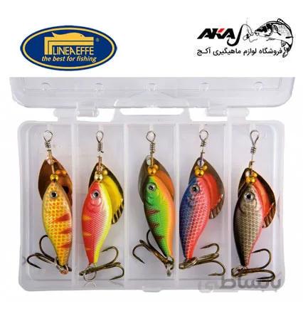 ست اسپینر/لور SPINNERS/LURE SET IN POLY BOX