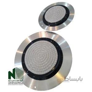 چراغ روکار استخری فوق باریک استیل تک رنگ ledman مدل 10SR