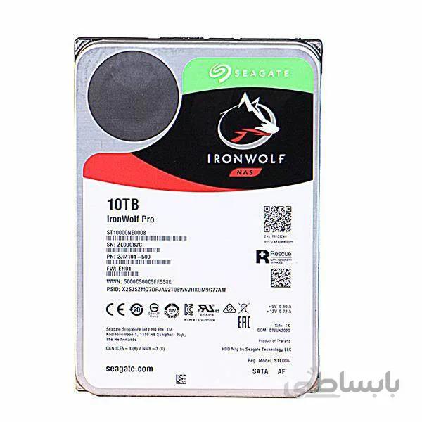هارددیسک اینترنال سیگیت مدل ST1000NE0008 IronWolf Pro ظرفیت 10 ترابایت