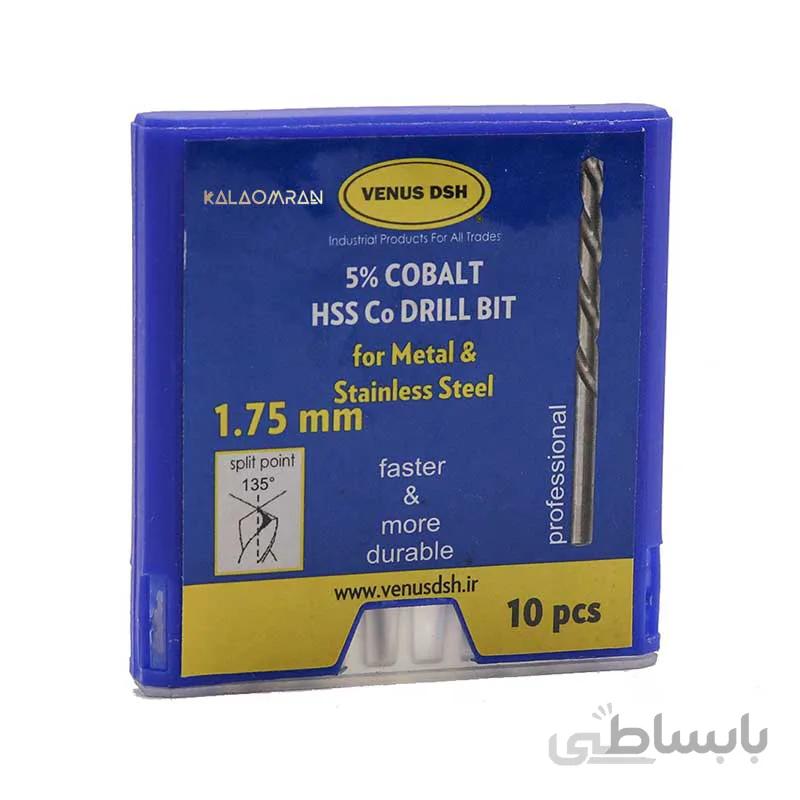 ست 10 عددی مته آهن سایز 1.75 میلی متر VENUS DSH