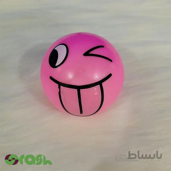 فیجت ضد استرس ایموجی خامه ای Mesh squish ball کد 23-424