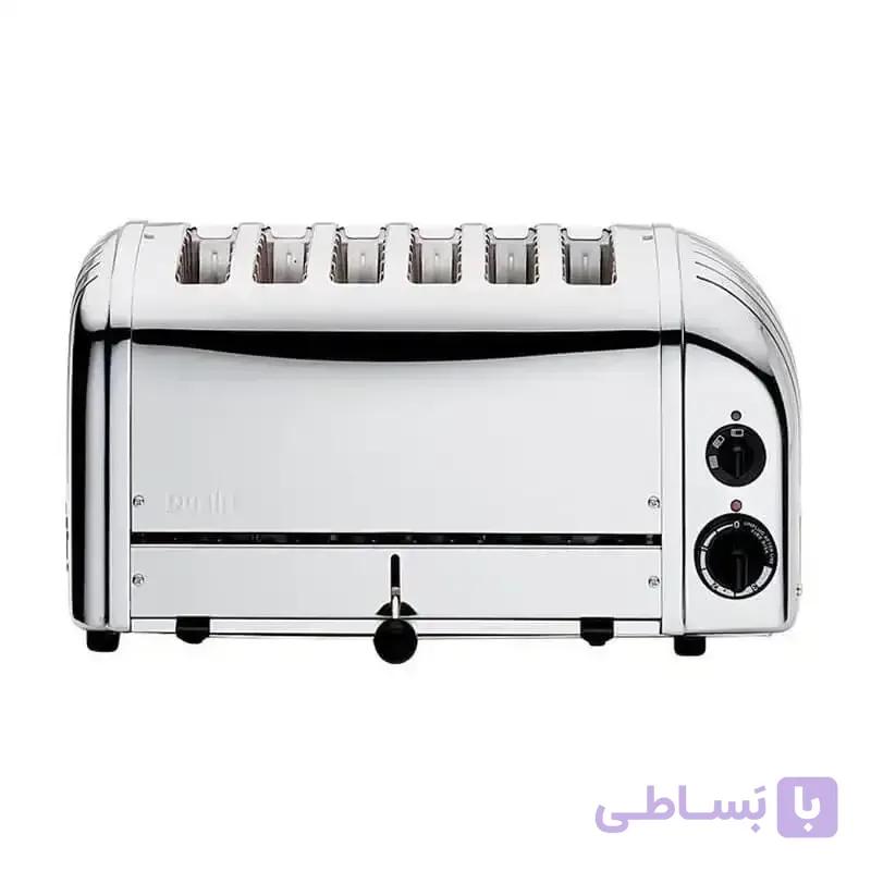 توستر دوالیت انگلستان Dualit Vario 6 Silber (60165)