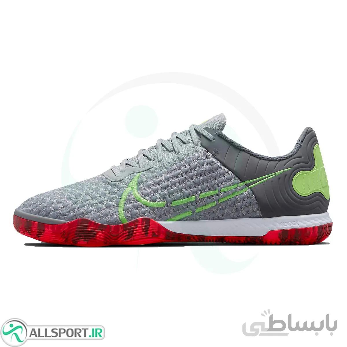 کفش فوتسال نایک طرح اصلی Nike React Gato Grey Red