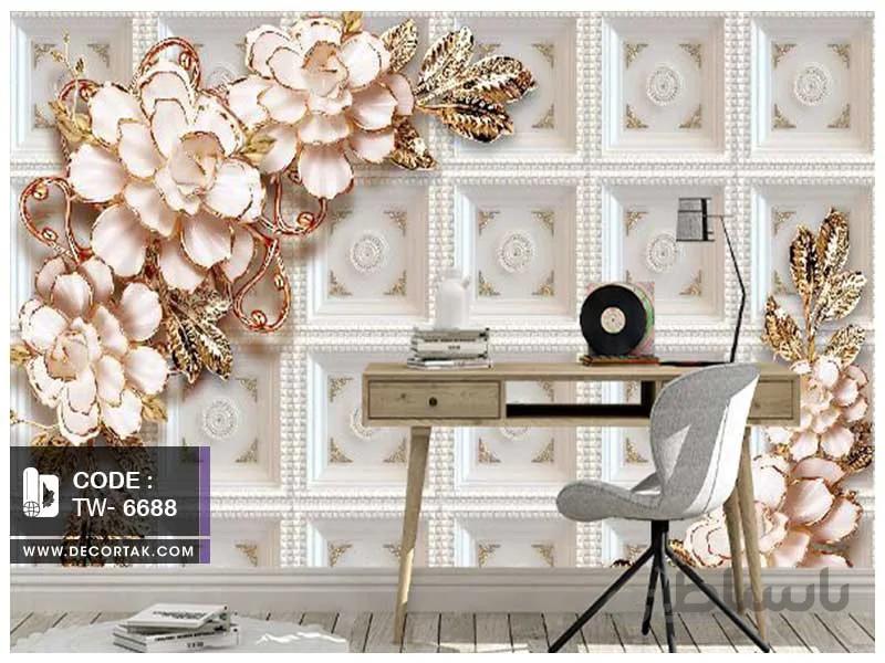 پوستر دیواری پشت تلویزیون کد TW-6688