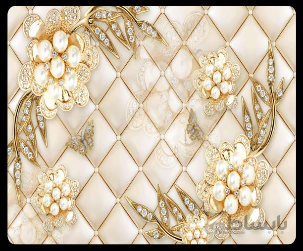 پوستر گل سه بعدی 010