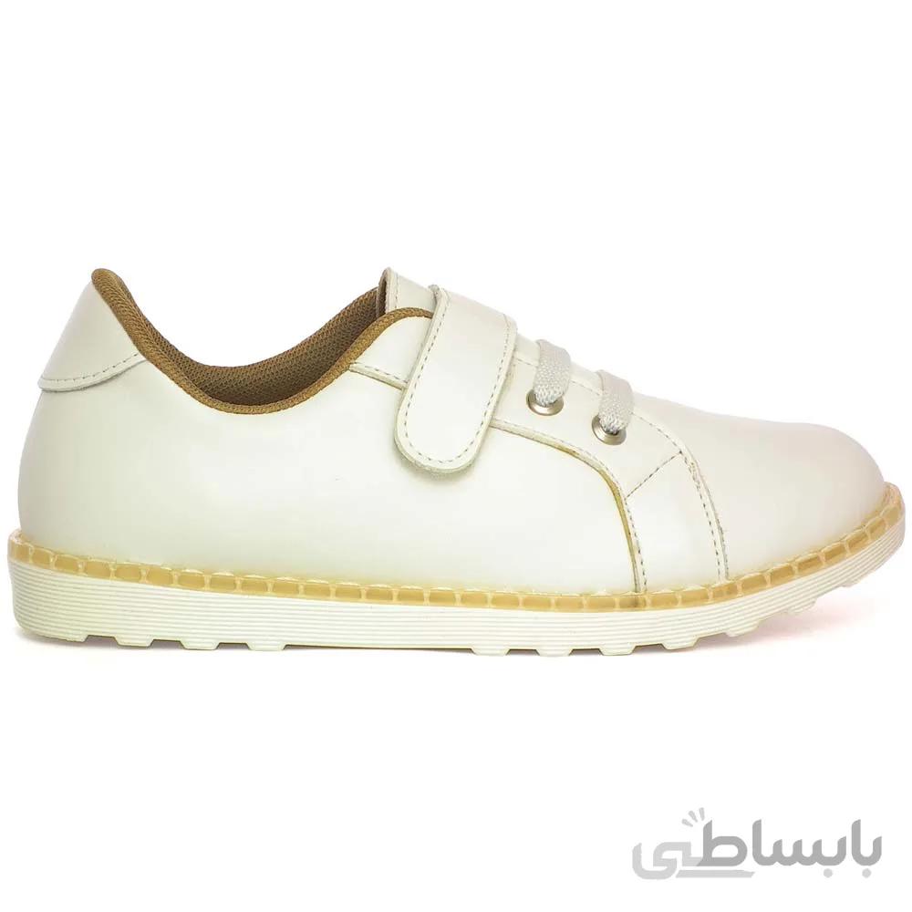 کفش اسپورت JIIL مدل lace-up velcro سفید
