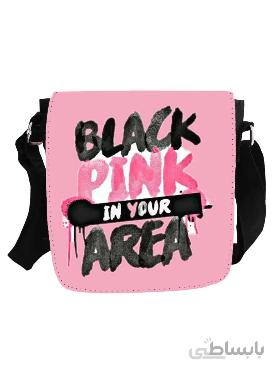 کیف دوشی پاسپورتی طرح گروه black pink 2