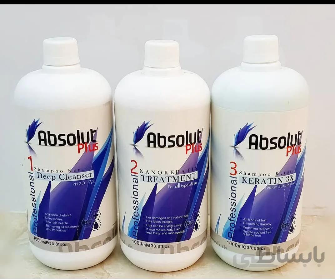 کراتین مو با صافی 100 درصد برند ابسلوت مدل پلاس Absolut Plus