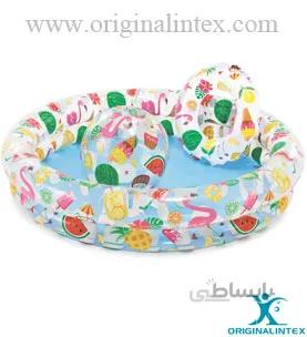 استخر بادی توپ و حلقه طرح میوه اینتکس