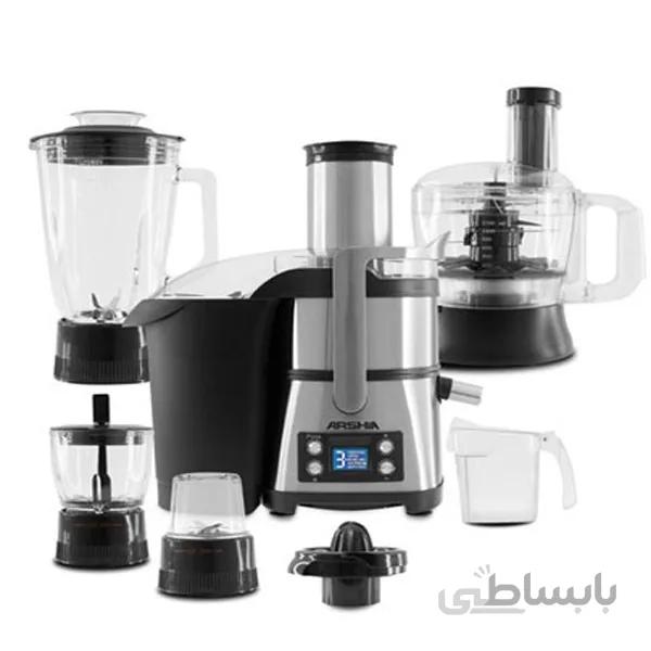 آبمیوه گیری شش کاره عرشیا مدل JE786 2088 ا ARSHIA JE786-2088 Juice Extractor 6 in 1
