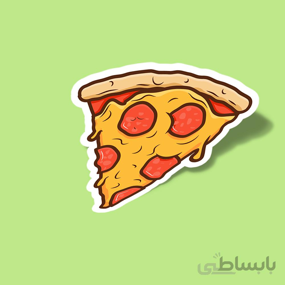 استیکر pizza-slide