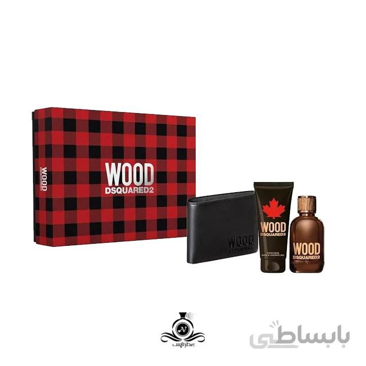 گیفت ست اورجینال عطر مردانه دسکوارد 2 وود Gift Set Dsquared² Wood For Him