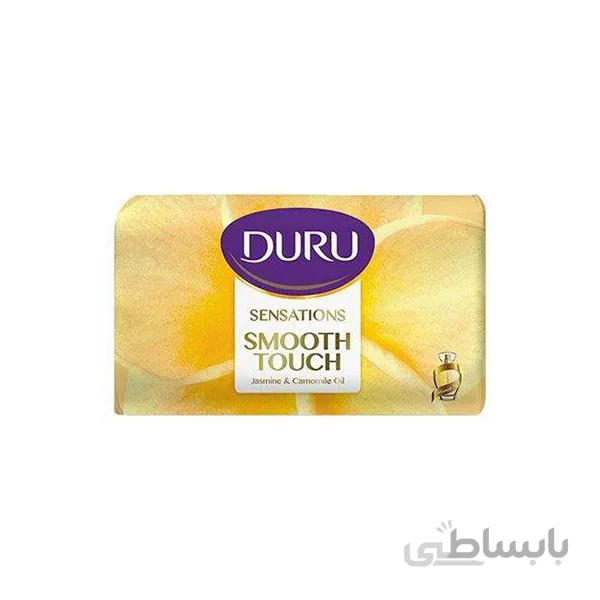 صابون دست و صورت با عصاره گل یاسمن و روغن بابونه دورو - 90 گرمی ا Duru Sensations Smooth Touch Beauty Soap - 180 gr