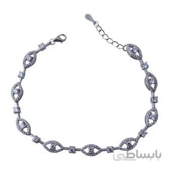 دستبند نقره زنانه کد DP_165
