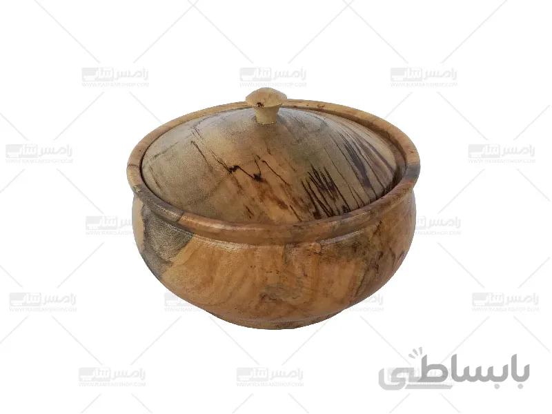 قندان چوبی رنگارنگ افرا