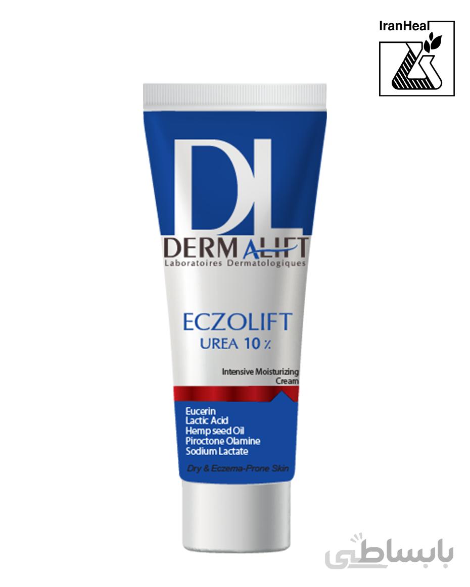 کرم مرطوب کننده و نرم کننده حاوی اوسرین و اوره 10 درصد درمالیفت ا Dermalift Eczolift Urea 10 Percent Cream