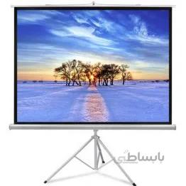 پرده نمایش یا پرده پروژکتور پایه دار 250 250 سانتیمتر معادل 110 اینچ اسکوپ scope