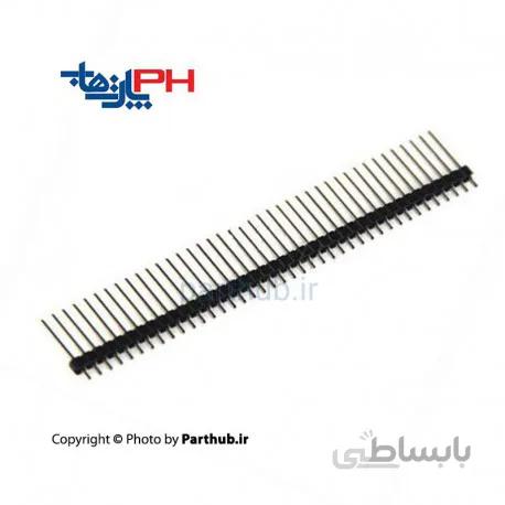 پین هدر نر 1x40 صاف 2.54mm بلند (19mm)